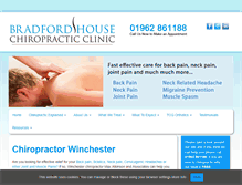 Tablet Screenshot of chiropractic-clinic.com